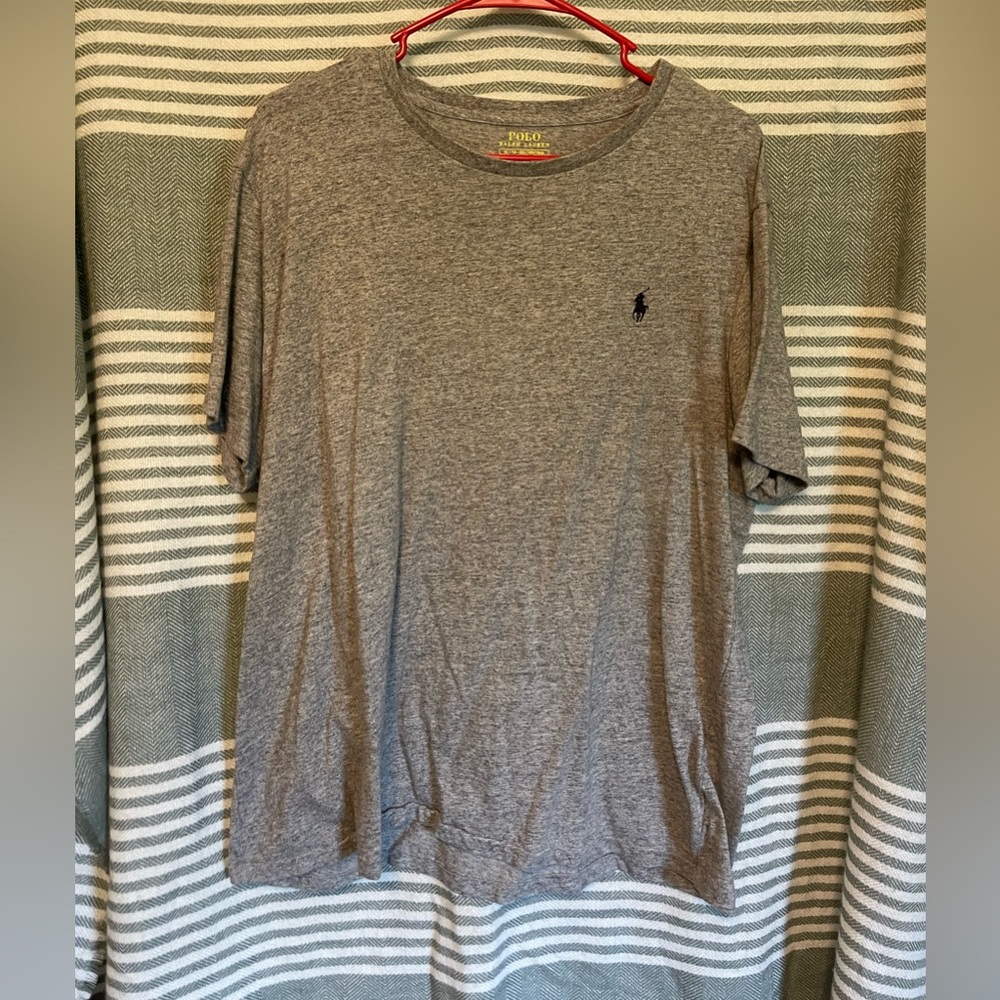 Polo by Ralph Lauren Marled Gray Short Sleeve T-Shirt Size‎ XL